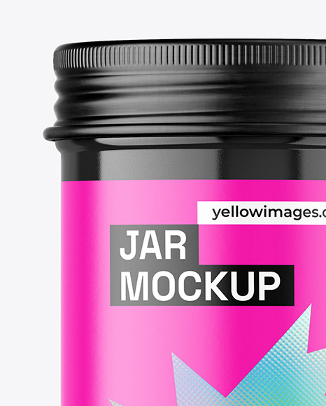 Glossy Jar Mockup