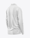 Men's Long Sleeve Polo Shirt Mockup