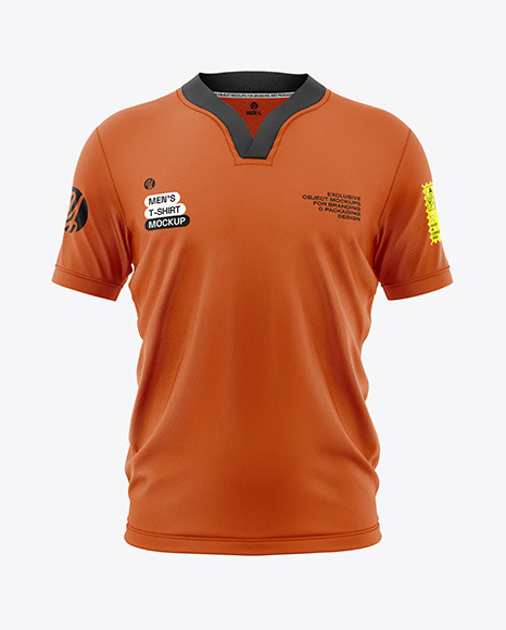 Men's T-Shirt Mockup - Front View