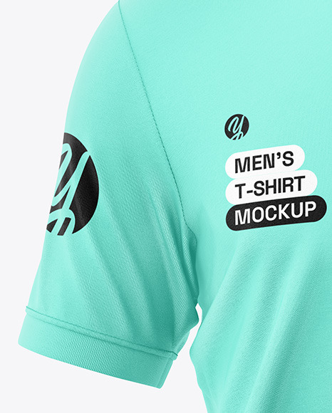 Men's T-Shirt Mockup - Front View