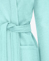 Women&#039;s Terry Bathrobe Mockup - Front View