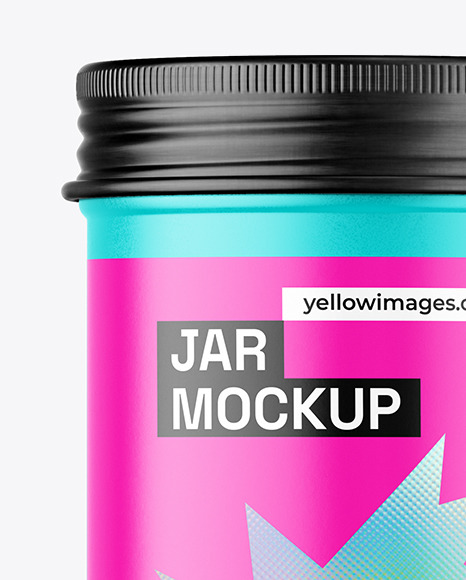 Matte Jar Mockup