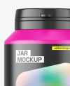 Matte Pills Jar Mockup