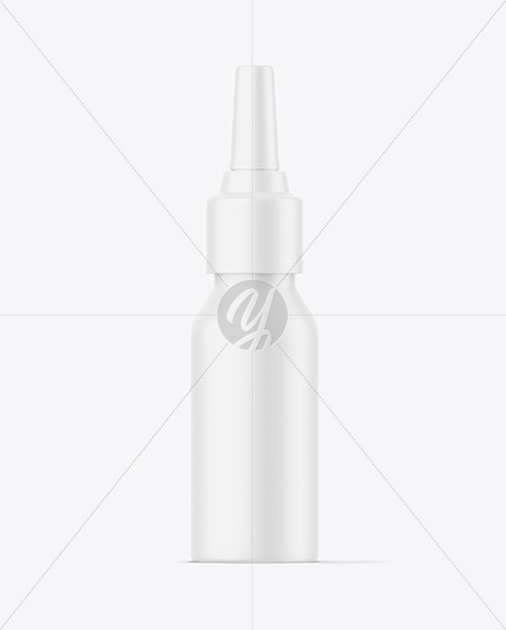 Matte Nasal Spray Bottle Mockup