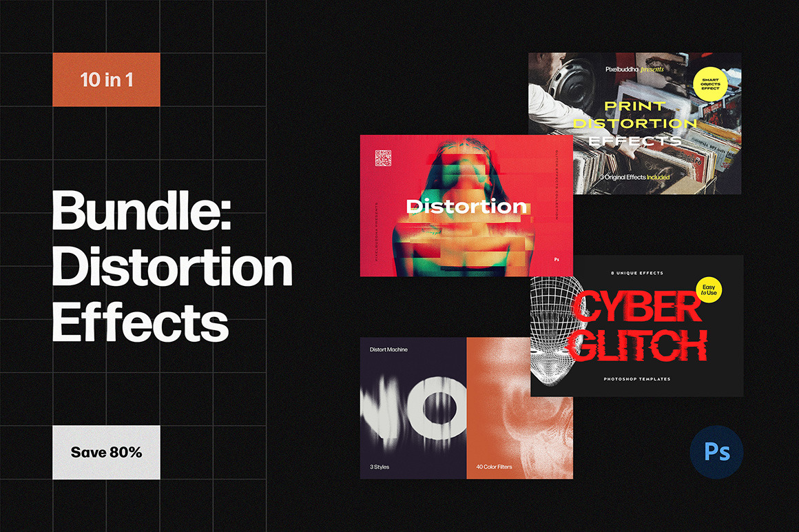 Glitch &amp; Distortion Effects Bundle