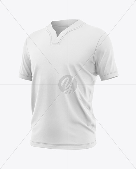 Men's T-Shirt Mockup - Half Side View