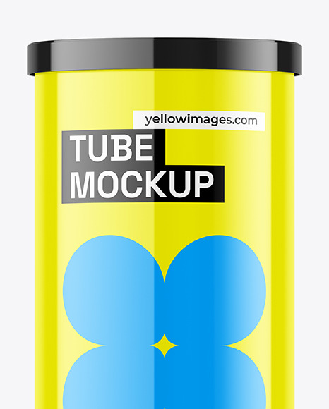 Glossy Snack Tube Mockup