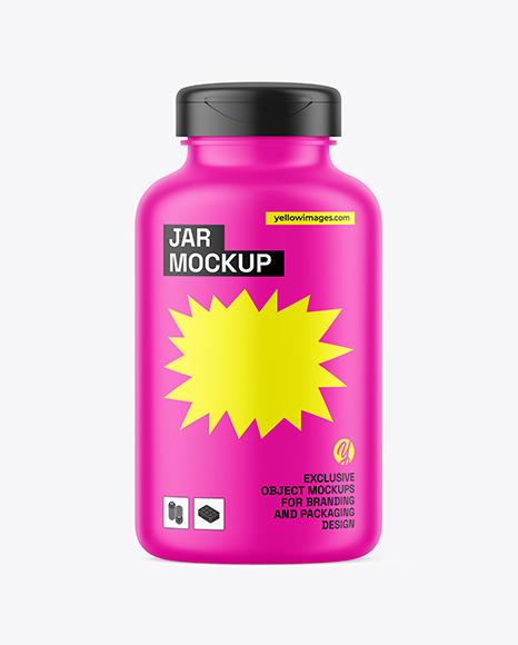 Matte Jar Mockup