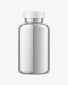 Glossy Metallic Jar Mockup