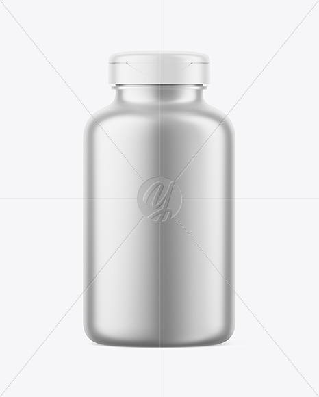 Matte Metallic Jar Mockup