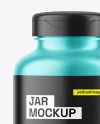 Matte Metallic Jar Mockup