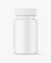 Matte Pills Jar Mockup