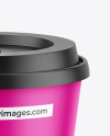 Matte Cup With Flex Straw Mockup