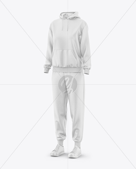 Women's Sport Suit Mockup - Half Side View