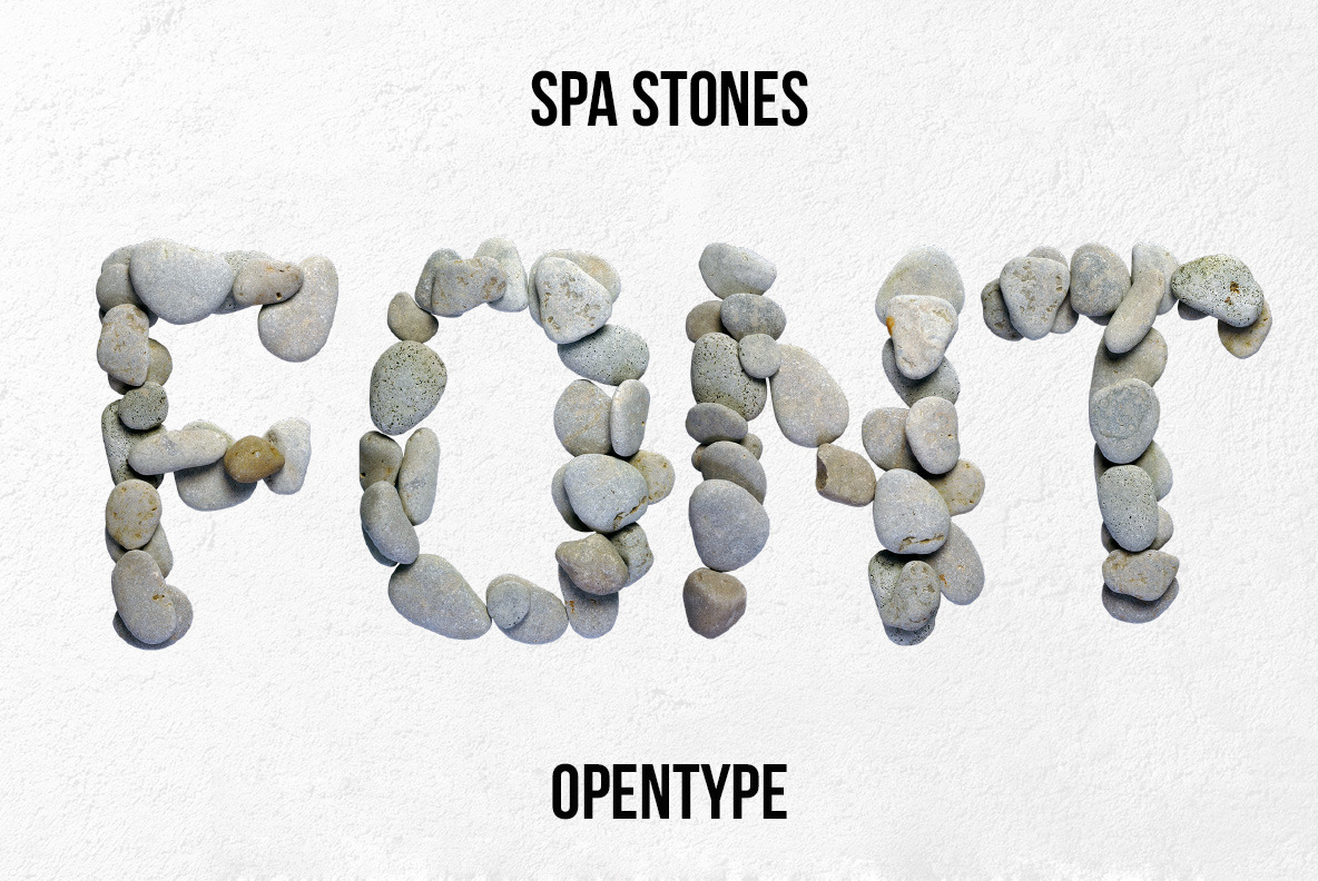 SPA Stones Font SPA Stones Font