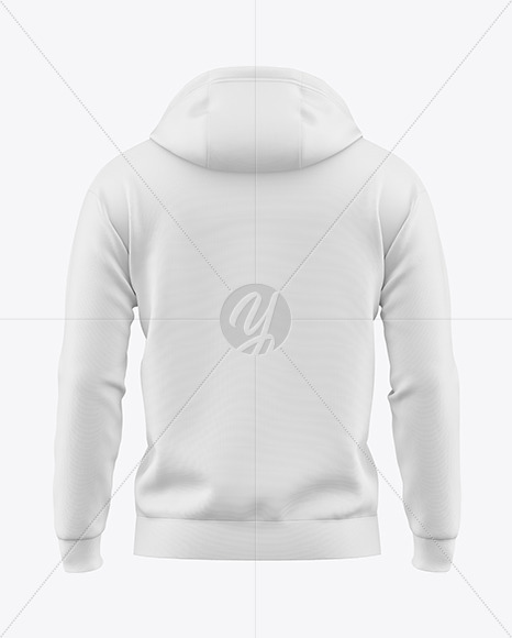 Men's Hoodie Mockup - Back View