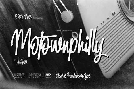 Motownphilly - Classic Handdrawn Type - Show