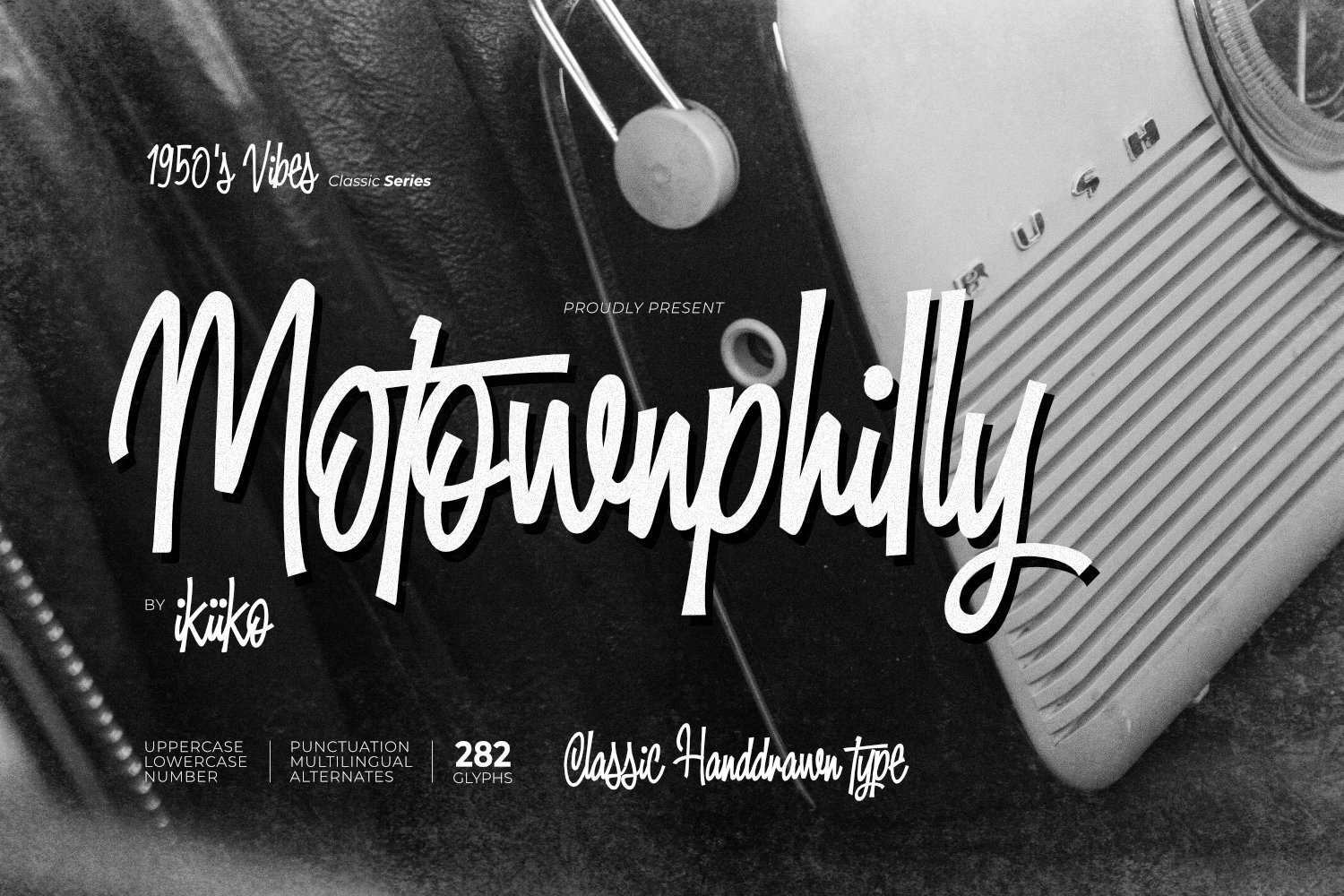 Motownphilly - Classic Handdrawn Type