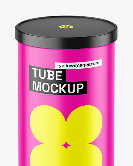 Matte Snack Tube Mockup