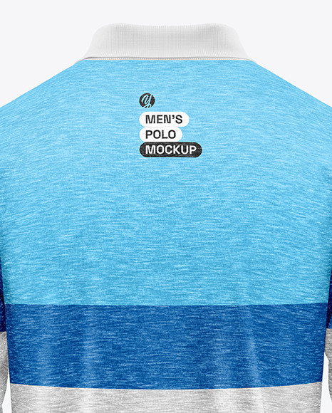 Men's Long Sleeve Polo Shirt Mockup