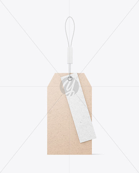 Paper Hang Tag Mockup