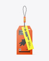 Paper Hang Tag Mockup