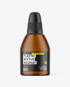 Matte Amber Nasal Spray Bottle Mockup