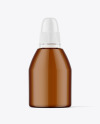 Amber Nasal Spray Bottle Mockup