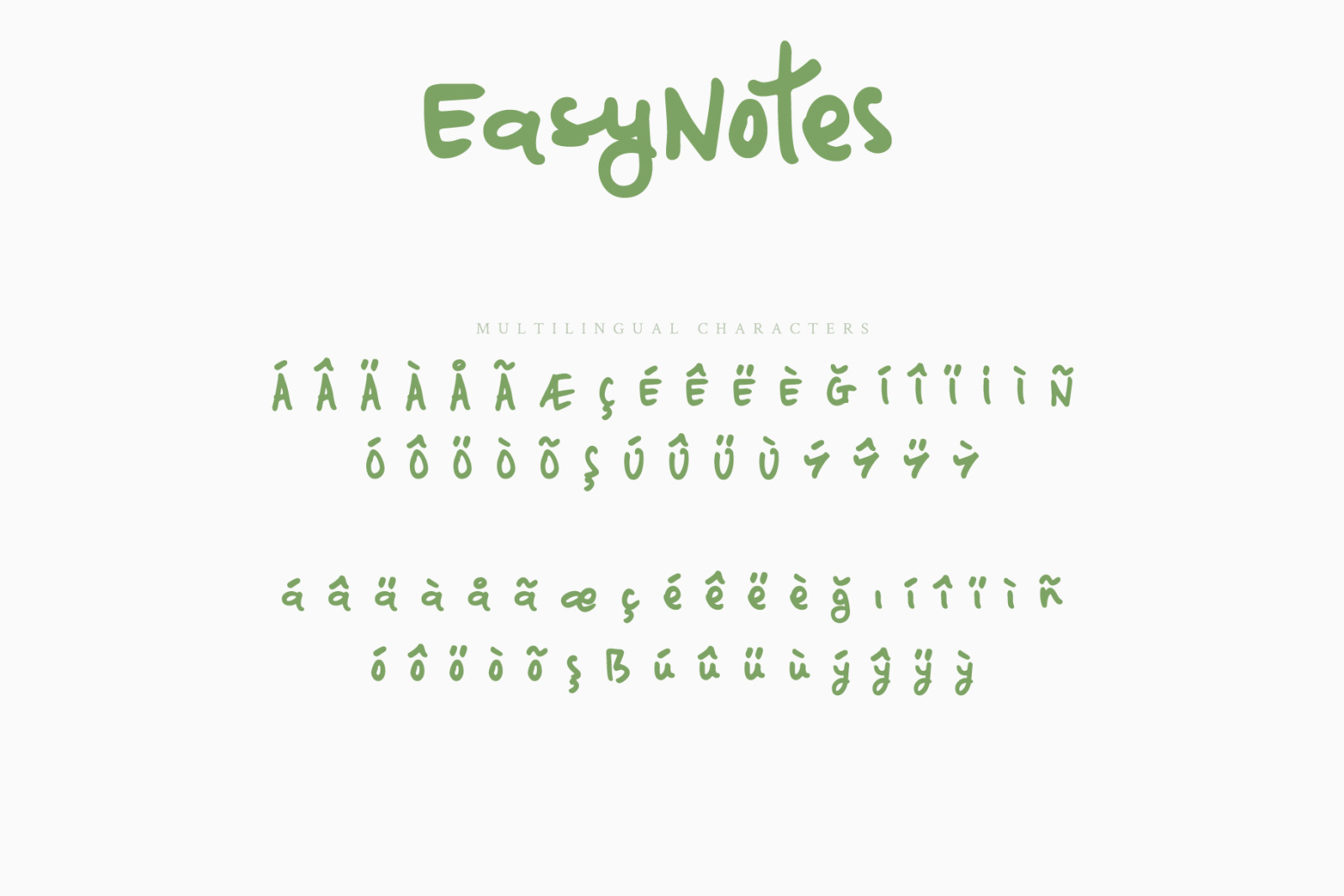 EasyNotes | A Casual Handwritten Font EasyNotes | A Casual Handwritten Font