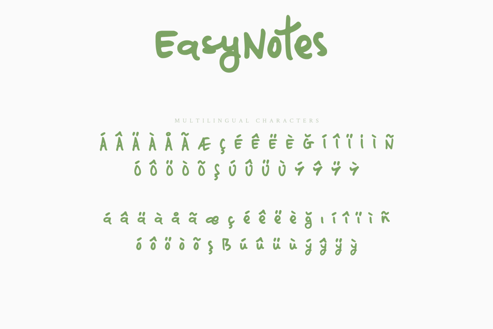 EasyNotes | A Casual Handwritten Font