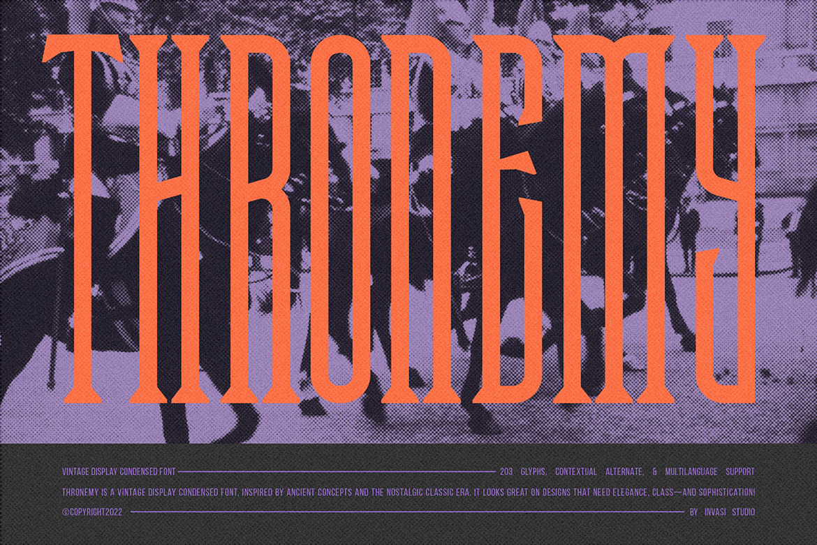Thronemy - Condensed Serif Display Thronemy - Condensed Serif Display