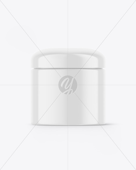 Glossy Cosmetic Jar Mockup