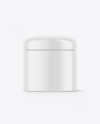 Glossy Cosmetic Jar Mockup