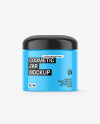 Glossy Cosmetic Jar Mockup