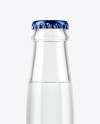 Clear Glass Bottle With Tonic Mockup