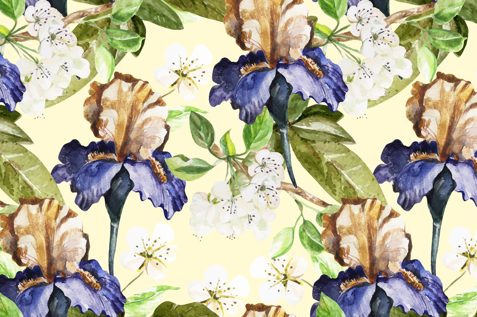 Beautiful watercolor flowers Beautiful watercolor flowers
