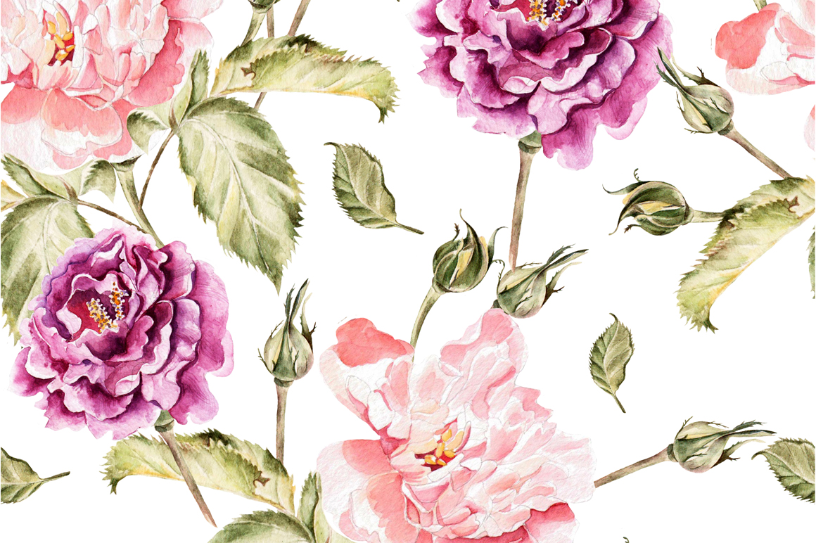 Beautiful watercolor flowers Beautiful watercolor flowers