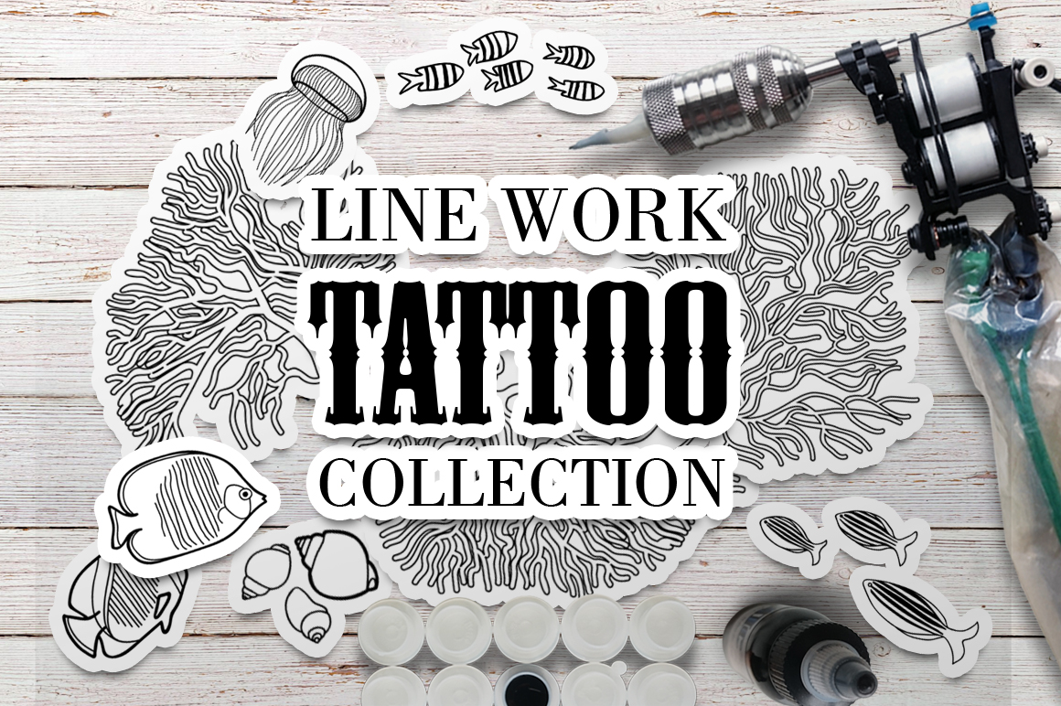 Ocean collection for tattoo design Ocean collection for tattoo design