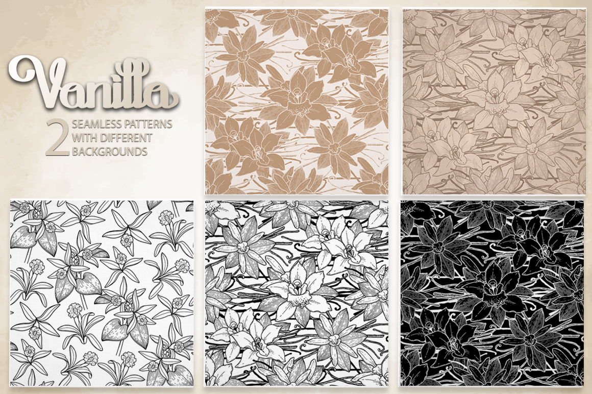 Graphic and watercolor vanilla Graphic and watercolor vanilla