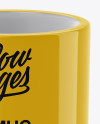 Glossy Golf Mug Mockup