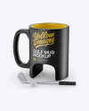 Matte Golf Mug Mockup