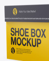 Shoes Box Mockup - Half side View