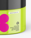 Clear Glass Cosmetic Jar Mockup Clear Glass Cosmetic Jar Mockup