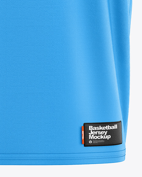 V-Neck Basketball Jersey Mockup - Front View