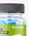 Clear Plastic Pills Jar Mockup