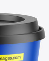 Matte Cup with Flex Straw Mockup