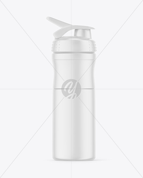 Matte Sport Bottle Mockup