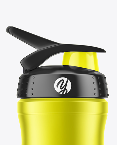 Metallized Sport Bottle Mockup