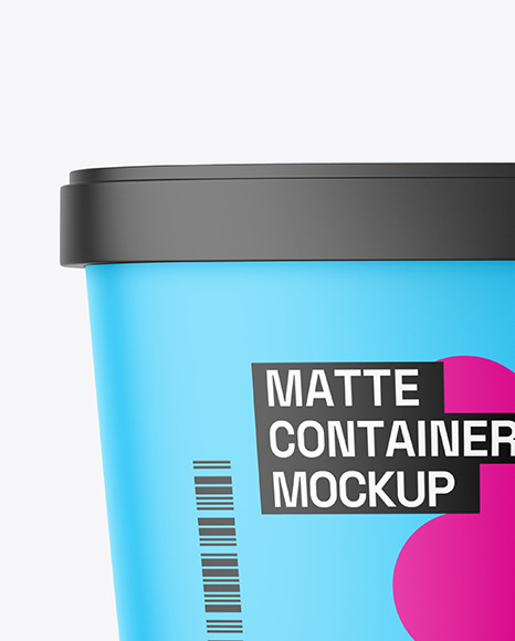 Matte Container Mockup