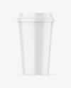 Glossy Coffee Cup Mockup